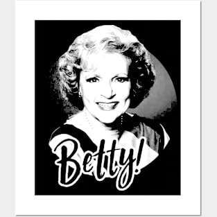 Betty White Posters and Art